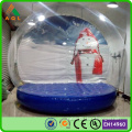 clear christmas inflatable snow globe/ inflatable christmas ball